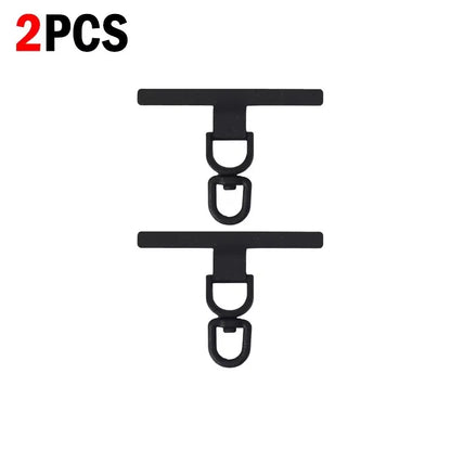 Upgraded 360° Rotatable Metal Phone Tether Tab Clip – Stainless Steel Cellphone Lanyard Patch Safety Connector (1–4 Pcs)