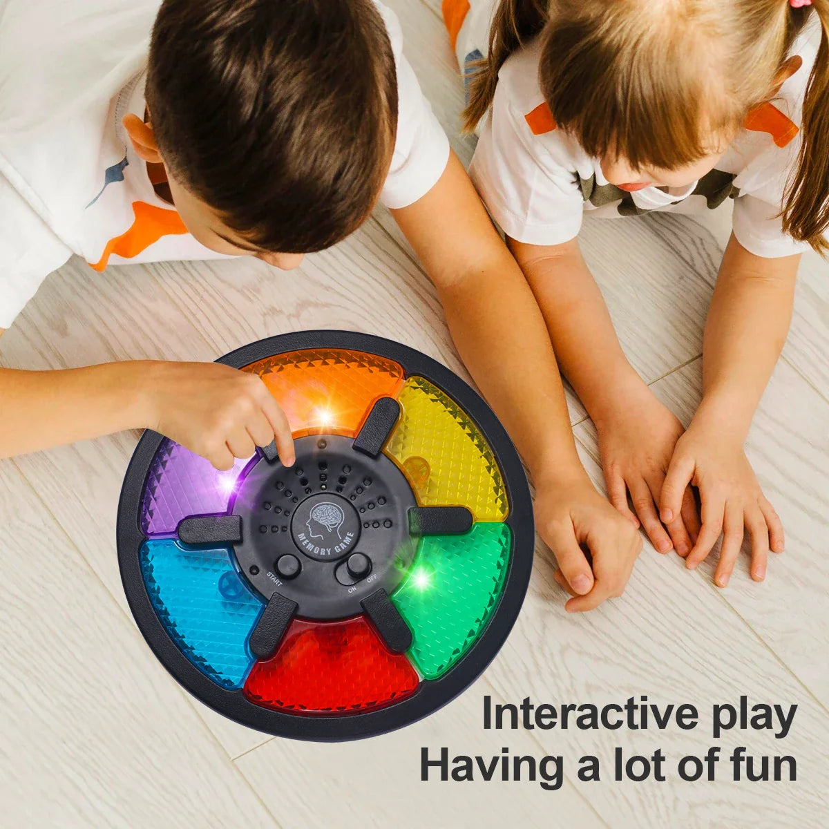 Handheld Electronic Memory Game Machine – Interactive Puzzle Toy with Light and Sound – Memory Training Game