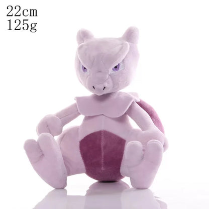 Pokemon Plush Toys Collection — Pikachu, Squirtle, Charmander, Bulbasaur, Charizard, Gengar & Mewtwo Stuffed Dolls for Kids Gifts