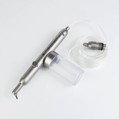 Dental Aluminum Oxide Micro Blaster Air Abrasion Gun – 2/4 Hole Microetcher Sandblasting Alumina Polisher Dentistry Tool Interface Kit
