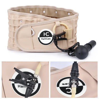 Heating Waist Massager Belt — Vibration & Inflatable Back Pad for Relaxation and Pain Relief
