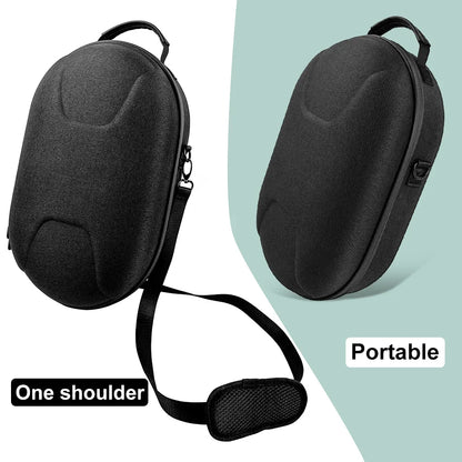 EVA Waterproof Portable Storage Bag for Meta Quest 3 – Shockproof, Anti-Scratch Crossbody with Adjustable Shoulder Strap