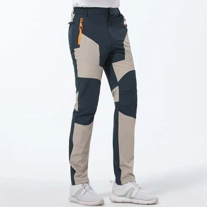 Men’s Elastic Hiking Pants – Quick-Dry, Windproof, Waterproof, Breathable Outdoor Trekking & Climbing Pants