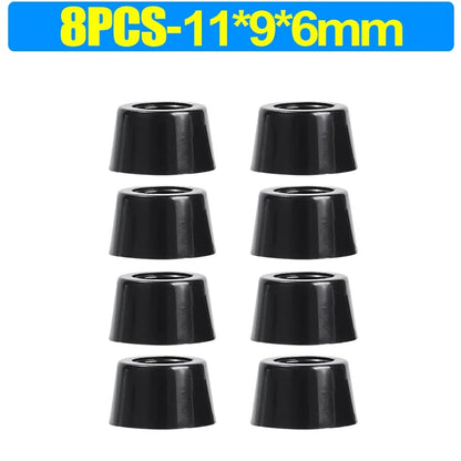 8/80pcs Rubber Furniture Pads - Non-Slip Floor Protectors & Chair Leg Bumper Gaskets for Tables and Cutting Boards