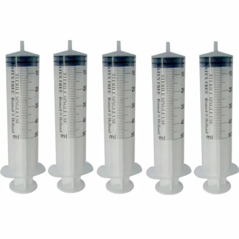 2-20pcs Plastic Reusable Syringes 1ml-10ml – Measuring Tool for Hydroponics & Kitchen Use