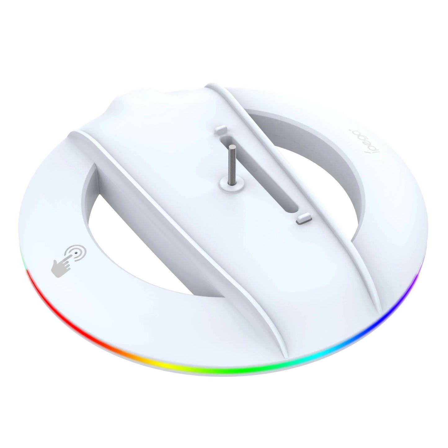 IPEGA Vertical Stand for PS5 Slim Console - RGB Base with 14 Light Modes for Disc and Digital Editions