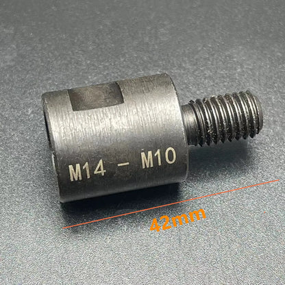 Universal Angle Grinder Adapter: M10 M14 to 5/8-11 Thread Converter - Connects Polishing Pads, Saw Blades, Hole Saw Tools