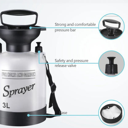 Portable Outdoor Camping Shower – 3/5/8L Manual Pump with 3m Hose for Pet Bath & Car Wash