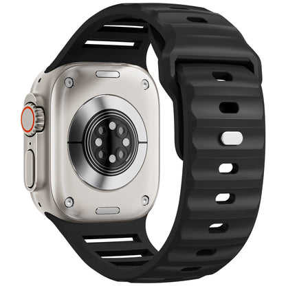 Sport Silicone Strap for Apple Watch - Compatible with Ultra 49mm, 45mm, 44mm, 42mm, Series 9, 8, 7, 6, SE, 5, 4, Wrist Band Bracelet