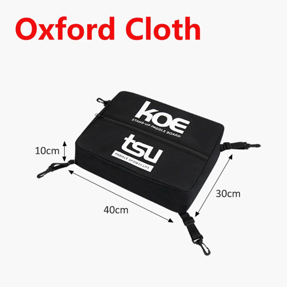 KOETSU Adjustable Paddle Board Storage Bag — Sealed Zipper Deck Cooler & Food Storage for SUP
