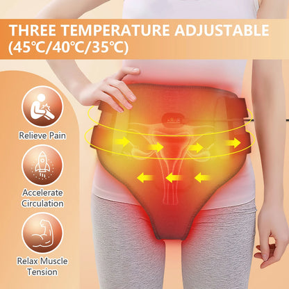 162-LED Red Light Therapy Device – 660nm Vaginitis & Menstrual Pain Relief Massager for Stomach and Waist