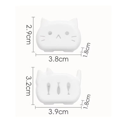 4/8PCS Cat Toothbrush Covers - Cute Kitty Travel Toothbrush Head Protector & Hygienic Storage Case