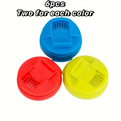 3/6Pcs Reusable Beverage Can Covers – Leakproof Soda & Cola Sealing Lids for Standard Drink Cans, Splash-Proof Drinkware Accessories