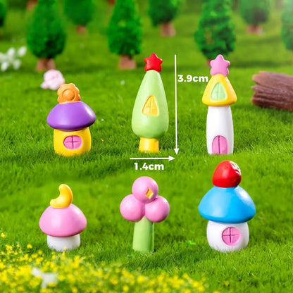 DIY Fairy Garden Miniature Figurines - Garden Pot, Dollhouse & Landscape Decorations