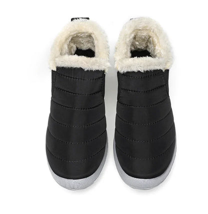 Men’s Winter Ankle Boots — Warm Fur Lined Snow Boots, Casual Shoes for Men and Couples