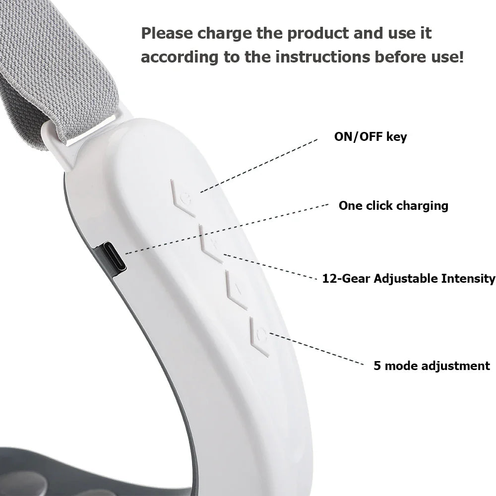 Electric Face Massager Set – 5 Modes, 12 Intensity Levels for Daily Facial Care