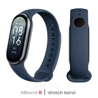 Sport Silicone Strap for Xiaomi Mi Band 9/8 NFC – Replacement Smartwatch Wristband Bracelet