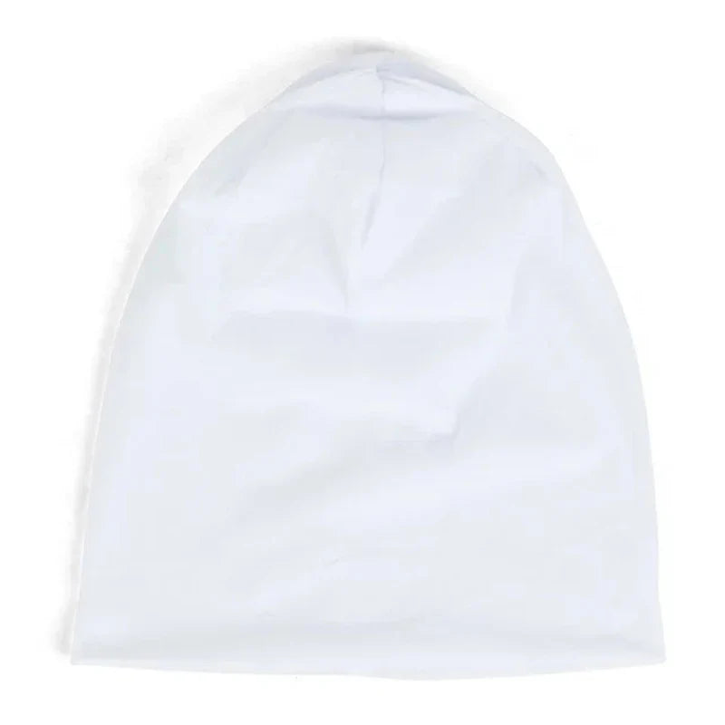 Solid Polyester Beanie - Unisex Casual Beanie Hat for Men & Women | Thin Skullies Cap