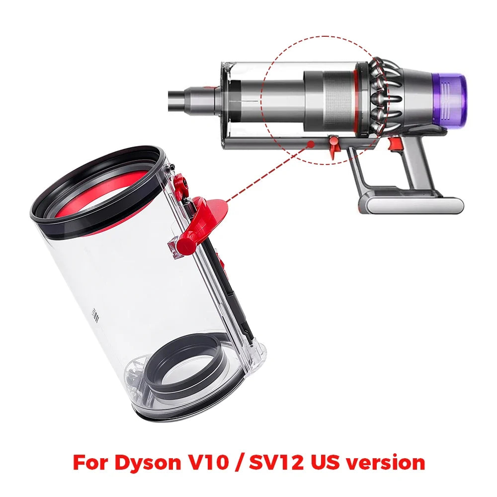 HEPA Filter Kit for Dyson V10 SV12 - Dust Bin Lid Replacement Accessory for Vacuum Cleaner Spare Parts