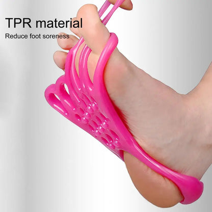 Toe Valgus Corrector Belt | Elasticity Pulling Force for Toe Exercise | Muscle Reflexology Foot Stretching Yoga Belt