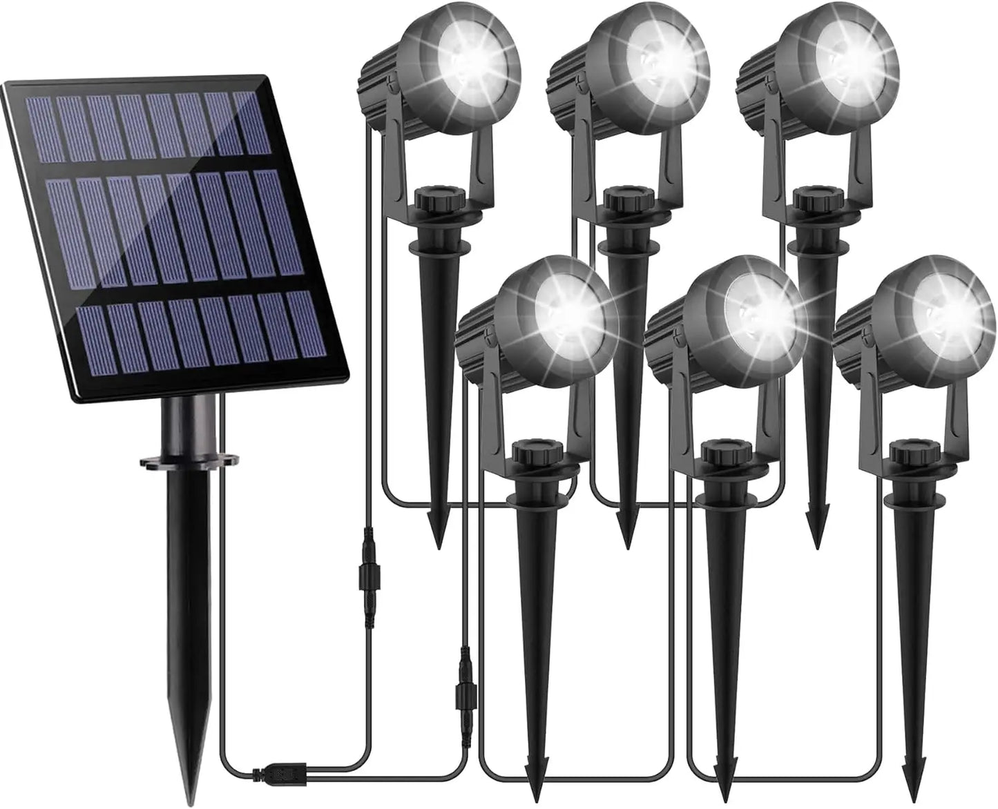 3000K RGB Solar LED Spotlight – Waterproof IP65 Outdoor Solar Garden Wall Light