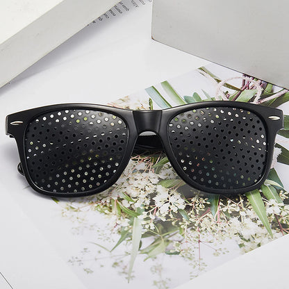 Anti-Myopia Astigmatism Vision Correction Glasses - Pin Hole Design for Men and Women, Effective Eye Fatigue Relief and Eyesight Improvement