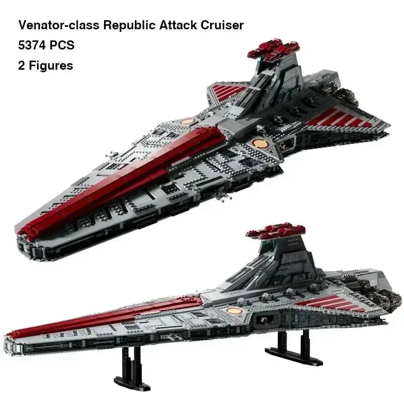 UCS Venator Class Republic Attack Cruiser Building Set – Blocks & Bricks Toy for Adults and Kids, Christmas & Birthday Gift