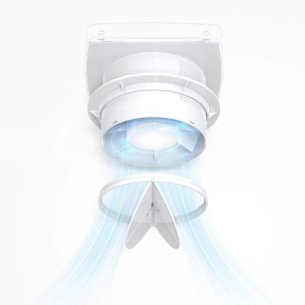 4-Inch Bathroom & Kitchen Exhaust Fan – 2200RPM Wall Ventilator Airflow Extractor for Home, Hotel, Office