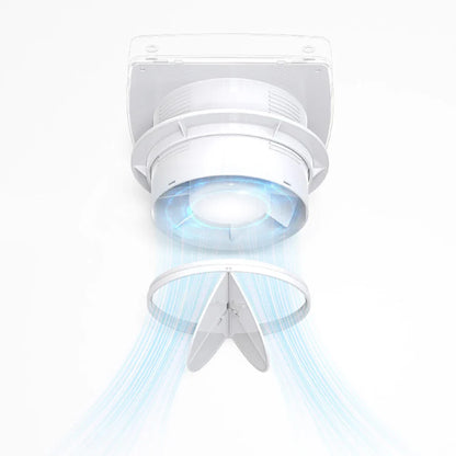 4-Inch Bathroom & Kitchen Exhaust Fan – 2200RPM Wall Ventilator Airflow Extractor for Home, Hotel, Office