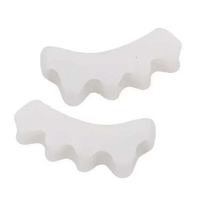 2Pc Silicone Toe Separator — Foot & Toe Spreader for Hallux Valgus, Bunion Correction & Toe Straightening