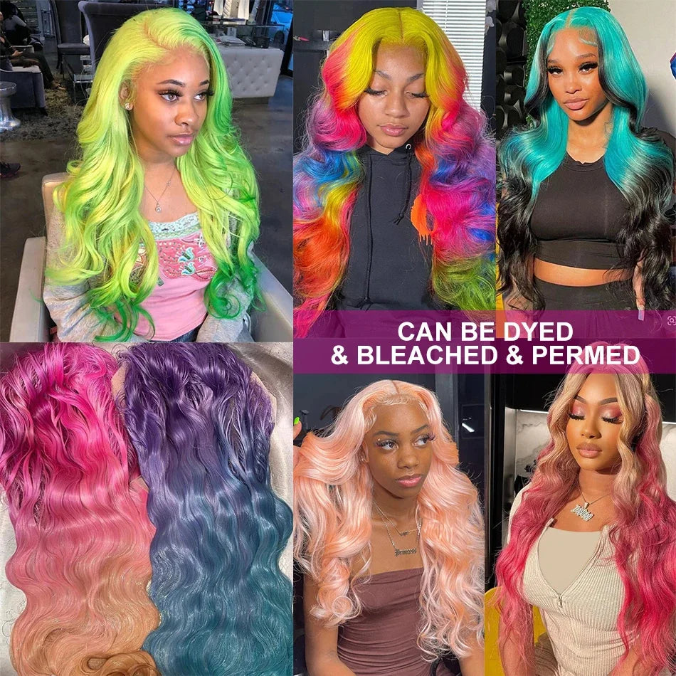 613 Blonde Human Hair Lace Front Wig – Body Wave 13x6 & 13x4 HD Lace Frontal Wig for Women
