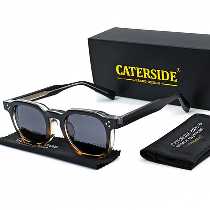 CATERSIDE Small Frame Square Sunglasses - Fashion Unisex Eyewear for Travel, Parties & Business