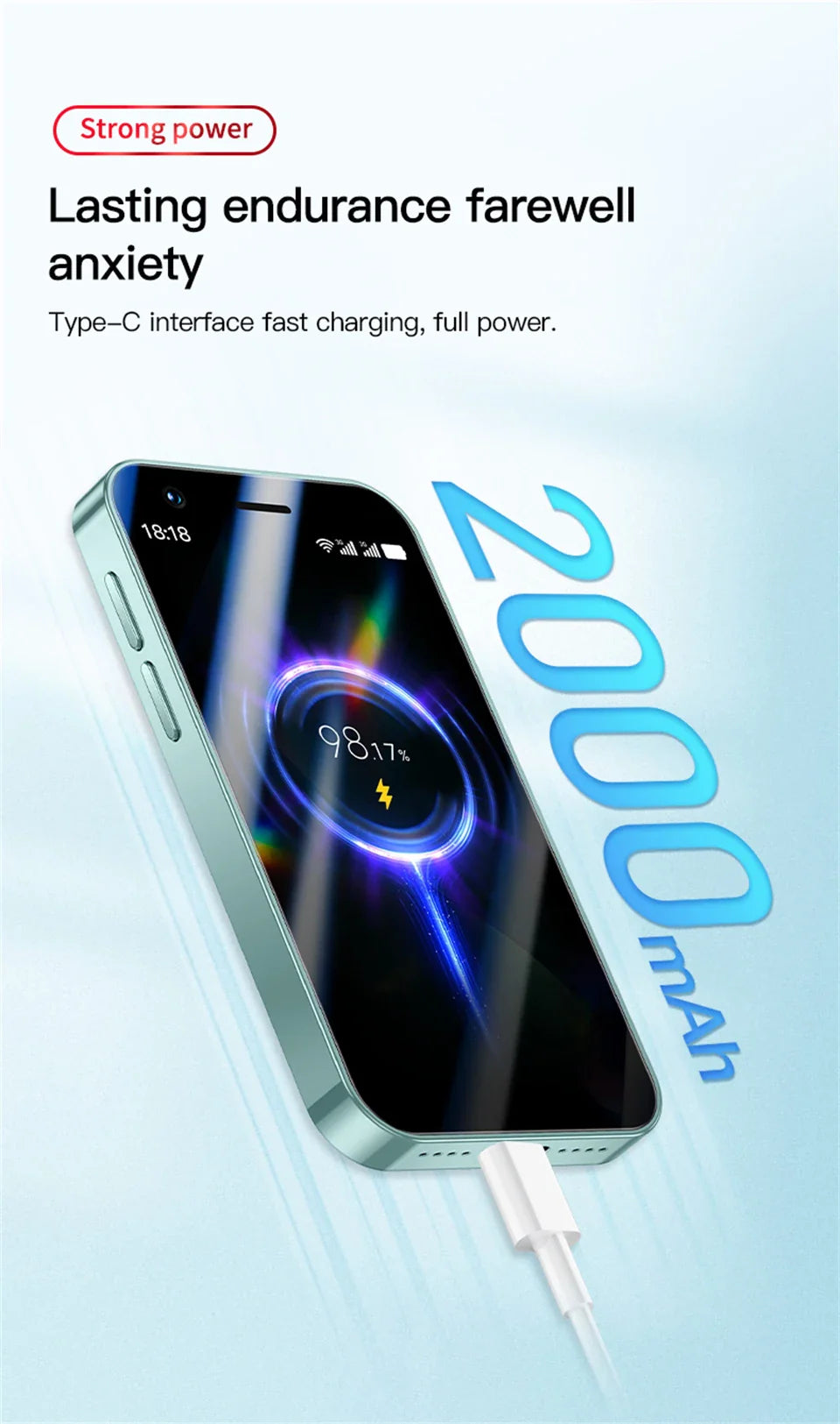 SOYES F8 Pro Max Mini Android Phone — 3.0" Display, 1GB RAM, 16GB ROM, Dual SIM, 3G, Play Store Compatible Small Smartphone