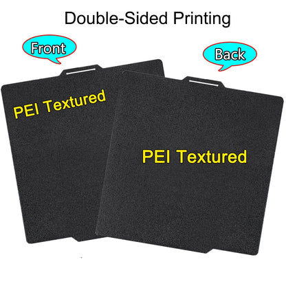 Smooth PEI Build Plate for Bambu Lab X1C, P1P, P1S & A1 – PEO/PET Heatbed Platform for 3D Printer Printing Surface