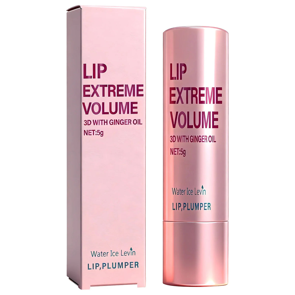 Plumping Lip Gloss Serum 5g with Ginger Oil – Moisturizing Non-Sticky Lip Care for Smooth, Soft & Voluminous Lips Enhancer