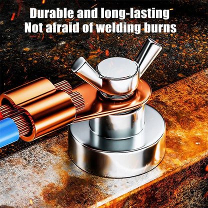 Strong Magnetic Welding Ground Clamp Tool – Heavy Duty Single Head Grounding Magnet for Welder Equipment & Metalwork