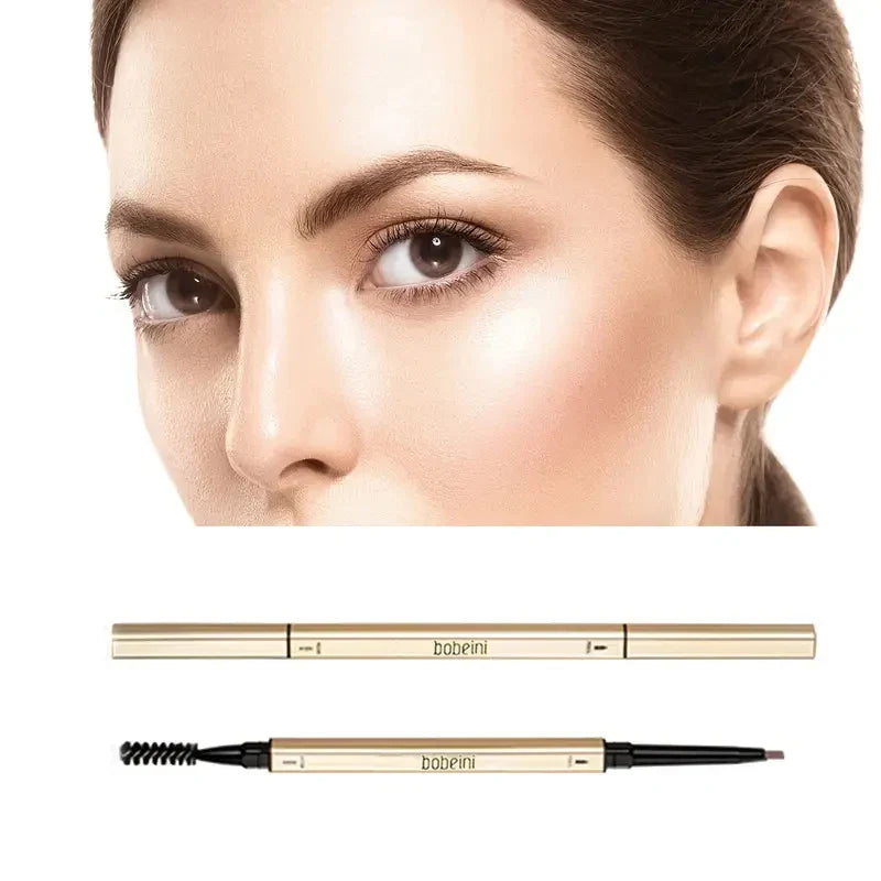 Waterproof Double-Headed Eyebrow Pencil — Fine Tip, Durable & Long-Lasting, Perfect for Beginners