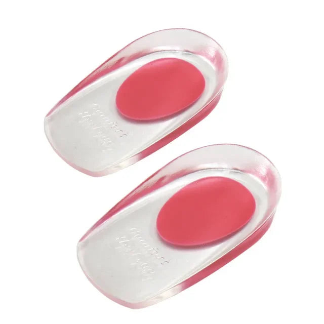 Medical Silicone Heel Protector Insoles – Inserts for Heel Spur Relief, Plantar Fasciitis Pain & Pressure Reduction