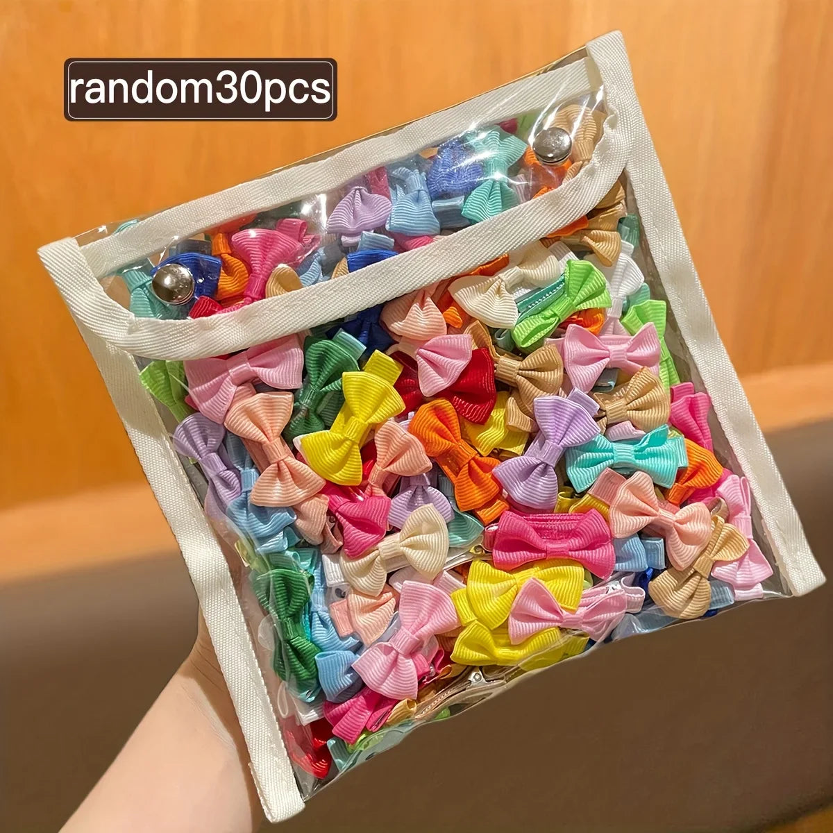 30PCS Women’s Bow Hairpin Clips – Colorful Cute Duckbill Hair Accessories for Daily Use & Gifts