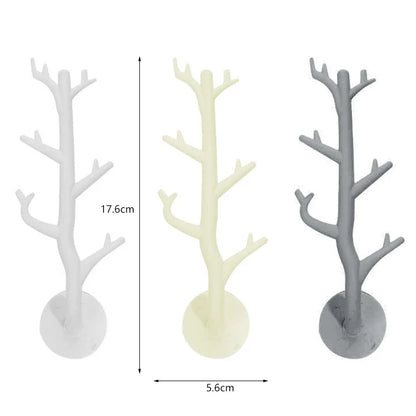 Branch Hook Wall Decor Key Holder - Stylish Coat Rack Hanger and Home Storage Organizer
