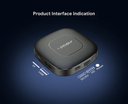 Android 13 Smart Home Theater TV Box – Allwinner H313, Google Assistant, Netflix Streaming, Bluetooth Media Player, 2GB/16GB, 2.4G/5G Wifi, T1