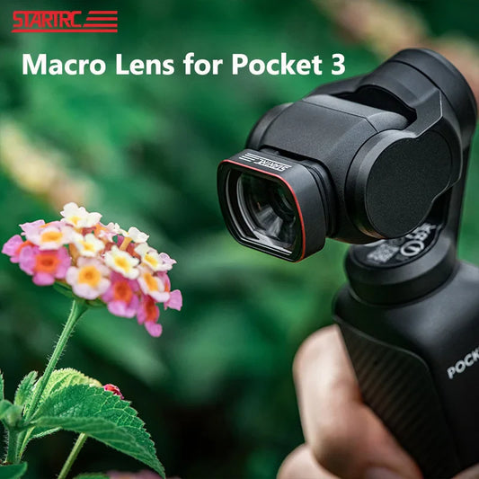 STARTRC 10X Macro Lens for DJI Osmo Pocket 3 – Magnetic HD Optical Glass Camera Filter Accessory