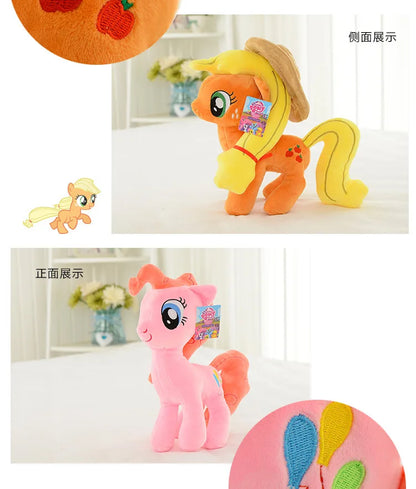 20cm My Little Pony Plush Toy – Twilight Sparkle, Rainbow Dash, Applejack, Rarity, Fluttershy & Pinkie Pie Soft Filled Doll Gift
