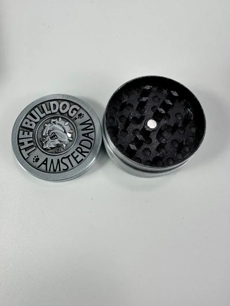 1.6/2-inch Dog Herb Grinder — 4-Layer Metal Manual Spice & Tobacco Mill for Smoking Accessories