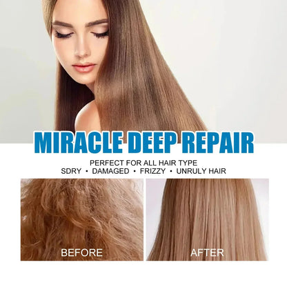 Magic Hair Vitamin Capsules with Keratin Oil – Fast Restore for Soft, Smooth, Shiny Hair & Deep Moisturizing Frizzy Scalp Care