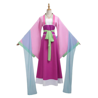 Maomao Cosplay Costume - Pink Anime Dress & Wig Inspired by The Apothecary Diaries