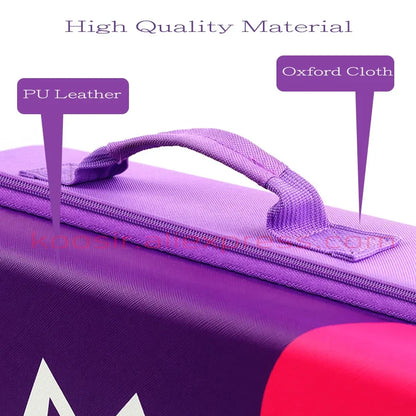 Cute Carrying Case for Nintendo Switch — Hard Shell Storage & Shoulder Bag for Switch OLED Console & Accessories
