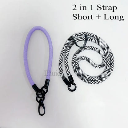 120CM Crossbody Neck Cord Lanyard – 8MM Detachable Wrist Strap, Anti-Lost Cell Phone Case Hang Chain for Outdoors