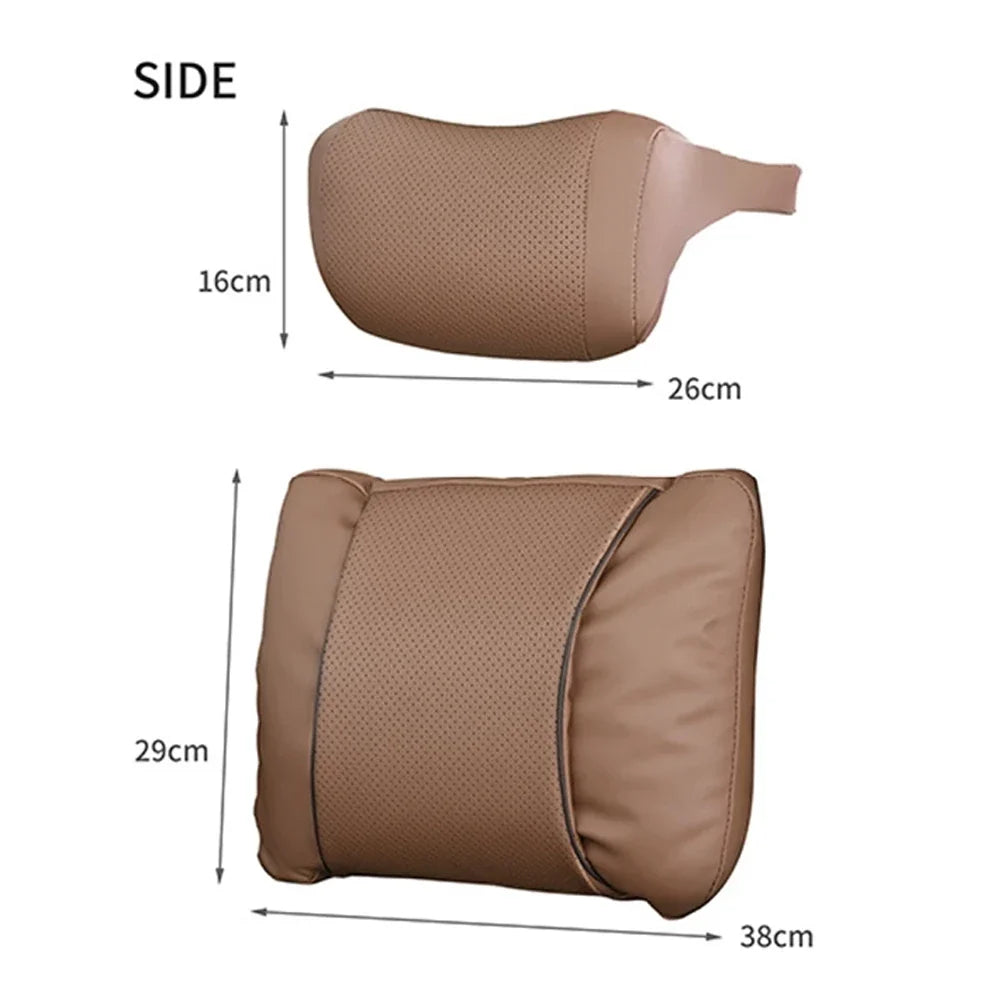 Universal Car Seat Headrest Neck Pillow - 3D Ergonomic Soft Travel Neck Support Cushion
