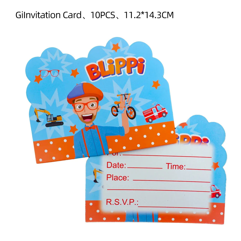 Happy Birthday Party Supplies Set — Cartoon Movie Theme Flag Banner, Paper Tableware, Latex Balloons & Cake Topper Decoration